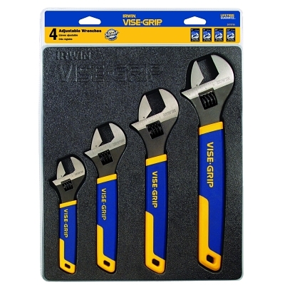 4 PIECE ADJUSTABLE WRENCH TRAY SET (6/8/10/12)